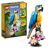 LEGO 31136 Creator 3in1 Exotischer Papagei, Frosch und Fisch, Bauspielzeug...