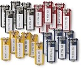 Durable Schlüsselanhänger Key Clip, einfach aufklappen & beschriften,...