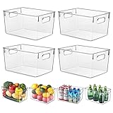 HPYLIF·H Kühlschrank Organizer 4er Set Küche Aufbewahrungsbox mit...