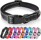 HEELE Hundehalsband, weich gepolstertes Neopren Nylon Hunde Halsband für...