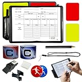 KAOTPO Schiedsrichter Set, Das Schiedsrichter-Set mit Fußball Karten,...
