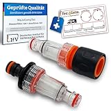 MaJoCompTec® DUOCLEAN Wasserfilter Set | Vorfilter für Hochdruckreiniger...