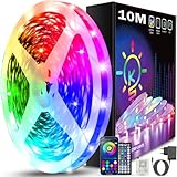 Keepsmile LED Strip 10M RGB, Bluetooth LED Streifen mit APP &...
