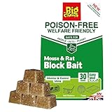 The Big Cheese Giftfreier Mäuse- und Ratten-Blockköder, 10 g x 30 Stück,...