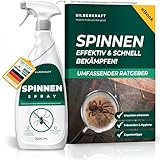 Spinnenspray 1000ml inkl. gratis E-Book per QR-Code - Anti Spinnen Spray...