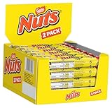 NESTLÉ NUTS 2Pack Schokoriegel, der Klassiker mit ganzen Haselnüssen &...