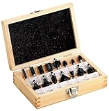 Metabo Fräsersortiment-SP, 8mm, 15-teilig – 631039000 – Fräser für...