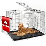 Hundetransportkäfig 3- türig, S-M-L-XL Hundetransportbox,...