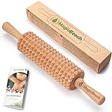 MagicBeech Massageroller aus 100% Buchenholz – Holz Massage-Rolle mit...