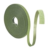 Yoosso 10m Pflanzenbinder Klettband, 10mm Pflanzenband Klettverschluss...