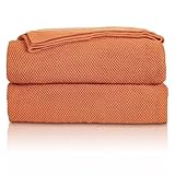MYLUNE Home Baumwolldecke Strickdecke Öko-Tex 150x200cm Kuscheldecke 100%...