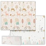 Lertantri Spielmatte Baby Faltbar, 150x180cm Krabbeldecke für Baby,...