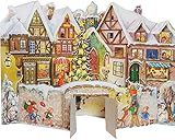 Nostalgischer Adventskalender / Weihnachtskalender mit Bildern und Glimmer...