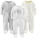 Simple Joys by Carter's Unisex Baby 3-Pack Neutral Sleep and Play...