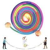 Qetlavee Springseil Kinder, 5 M Langes Springseil,Seilspringen für...