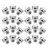 INOOMP 50 Stück Transparente Gummi Stoßdämpfer für Haarscheren...