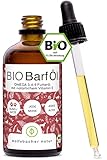 Futteröl für Hunde und Katzen 100ml– 100% Bio Barföl - Natürlich und...
