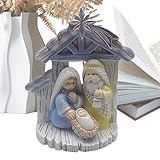 Krippenfigur, Statue der Heiligen Familie, Krippe Mariens und Josef, Statue...