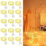 15 Stück LED Lichterkette, 2M 20LEDs kleine batteriebetriebene...