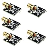 Hailege 5pcs 5mW 650nm Red Dot Laser Diode Laser Transmitter Modul PIC AVR...