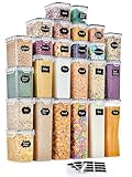 GoMaihe Vorratsdosen 25 Set Aufbewahrungsbox Küche Organizer, Luftdicht...