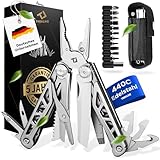 TREKLINE Premium Multitool Werkzeug [rostfreier Edelstahl] Survival...