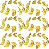 Cindeer 6 Stück Gold Blatt Stirnbänder Halloween Toga Stirnband...