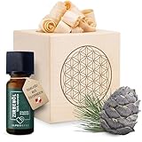 Alpenherz Zirbenwürfel Set - Zirbenöl 10 ml naturrein aus Österreich -...