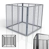 Juskys Metall Komposter 800 L, verzinkter & pulverbeschichteter Stahl,...