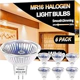 Leuchtmittel MR16 GU5.3 Halogen, 6er-Pack 12V GU5.3 35W, Leuchtmittel MR16...