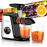 Muchen Slow Juicer Entsafter Gemüse und Obst Testsieger 150W Leiser Motor,...