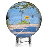 Glaskugel Fotografie Kugel aus K9 Glas, Kristallkugel 80mm, Fotokugel Klare...