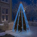 Homgoday Lichternetz für den Weihnachtsbaum, 300 LEDs, Blau, 300 cm,...
