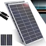 KESSER® Solarpanel 2er Set Monokristallin Solarmodul Solarpanel - 180W 18...