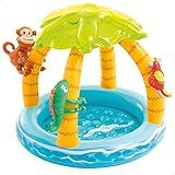 Intex Tropical Island Babypool, aufgeblasene Größe: 102 cm x 86 cm...