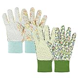 Ainiv Handschuhe für Garten, 2er Set Gartenhandschuhe,...