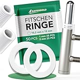 RAVENBOLD Fitschenringe für Zimmertüren [praktisches 50er Set: 25 x 1mm &...