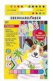 Eberhard Faber 550020 - Filzstifte Set Colori, 20 Malstifte im Kartonetui,...