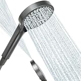 Duschkopf Wassersparend,125mm Duschkopf Groß mit 6...