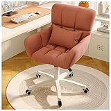 Bürostuhl mit Rollen, höhenverstellbar, Lendenwirbelstütze, 360°...