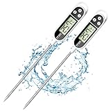 Firschoie 2 Stück Digitale Küchenthermometer, Digitales Thermometer für...