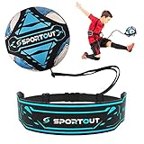 Sportout Fußball/Volleyball/Rugby Kick Throw Trainer Solo Fussball...