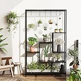 Koioplie Pflanzenständer mit Haken, 5-stöckiges, Pflanzenregal,...