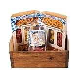 Geschenkbox kleine Aufmerksamkeit, Wurstgeschenk mit Salami, Geschenk mit...