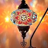 Orientalische Marokkanische Mosaik Tischampe Handgefertigte Dekorative...