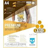 SKULLPAPER® Transferfolie für HELLE Stoffe (*verbesserte Version*) - für...