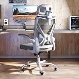 TRALT Ergonomischer Bürostuhl - X-förmiger bequemer Computer-Bürostuhl,...