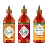 Tabasco Squeeze Scharfe Soße Multipack - Sriracha, Buffalo Sauce und Salsa...