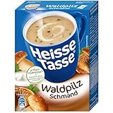 Heisse Tasse Waldpilz Schmand Faltschachtel á 3 Beutel á 0,15 l, 12er...