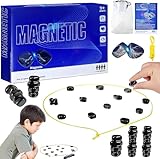 Magnetisches Schachspiel,Magnetspiel Puzzle Magnetic Schachspiel Tragbares...